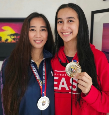 Like mother, like daughter: Malipol, Morales share fencing podium